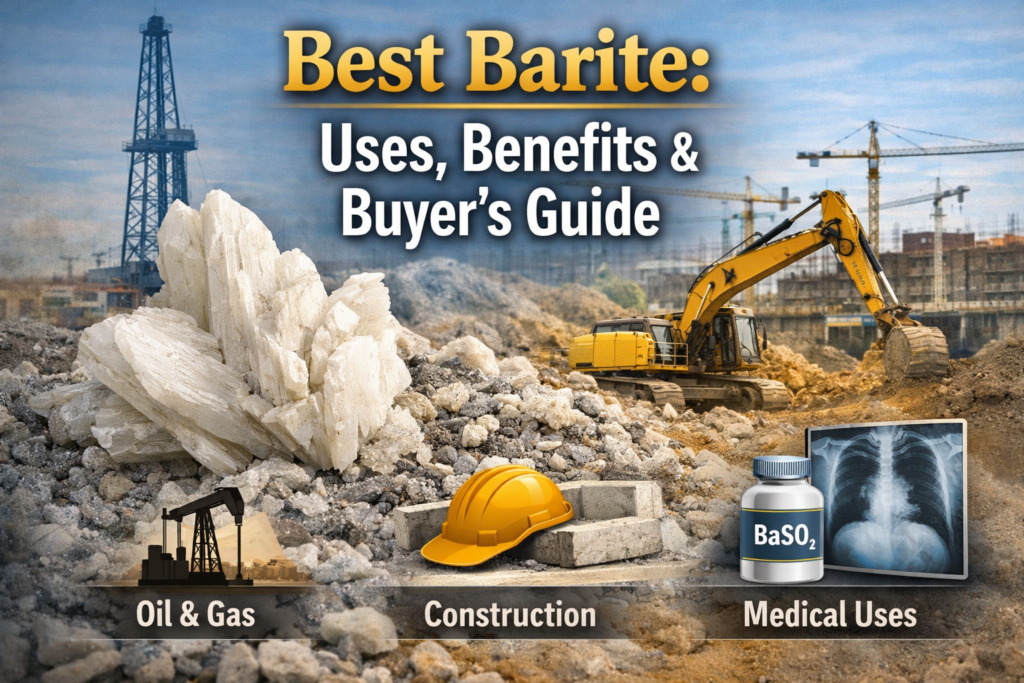 Current image: Best Barite: Uses, Benefits, Pricing & Complete Buyer’s Guide (2026)