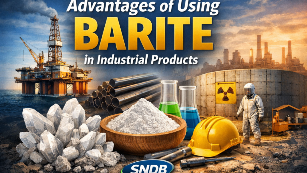 SNDB Best Manufacturer | Advantages of Using Barite in Industrial Products
