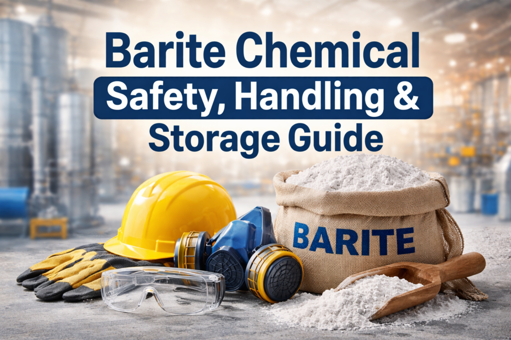 SNDB | Barite Chemical Safety, Handling, and Storage Guide