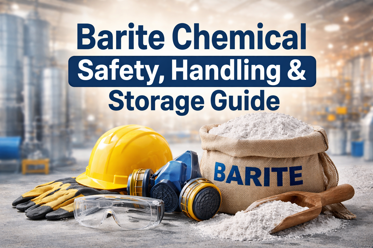 SNDB | Barite Chemical Safety, Handling, and Storage Guide