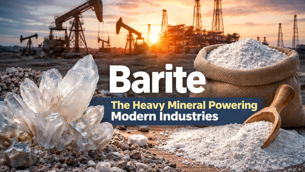 Barite: The Heavy Mineral Powering Modern Industries