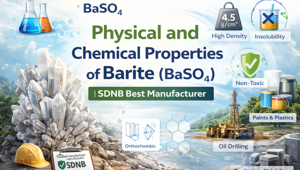 Physical and Chemical Properties of Barite (BaSO₄) | Sndb Best Manufacturer